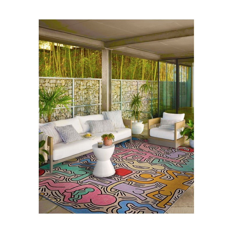 Tapis coloré lavable à la machine, Sous-tapis rectangulaire 3 pi 11 po x 5 pi 11 po i