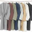Peignoir en coton 100% chevrons-10059955-25028937