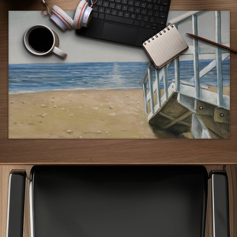 Seaside landscape - 14.00"x24.25" Desk mat