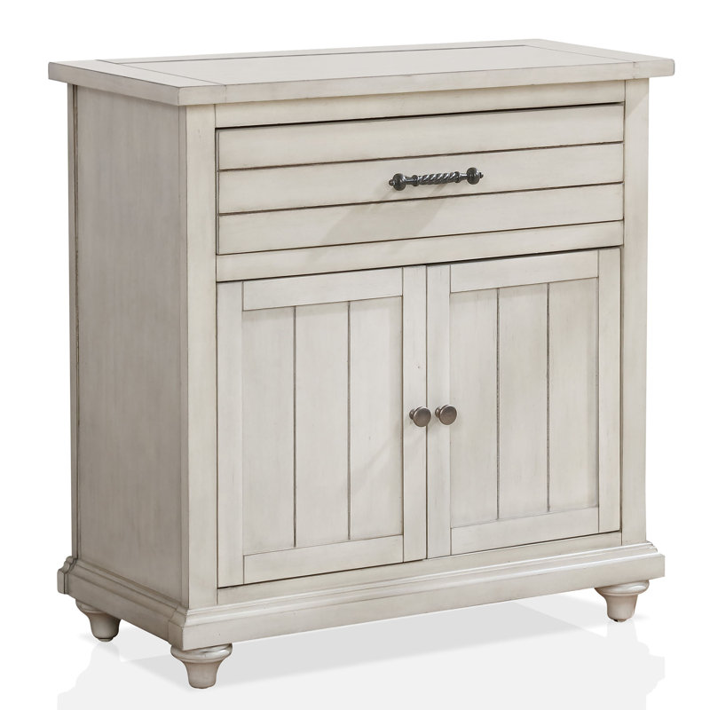 Vosdan Solid Wood Accent Cabinet