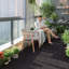 Ensemble de 10 tuiles de terrasse à emboîtement imperméable 12 "x 12" pour porche VEVOR-106766285