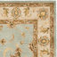 Tapis oriental en laine / coton / latex touffeté à la main Cranmore bleu clair / beige-19260671