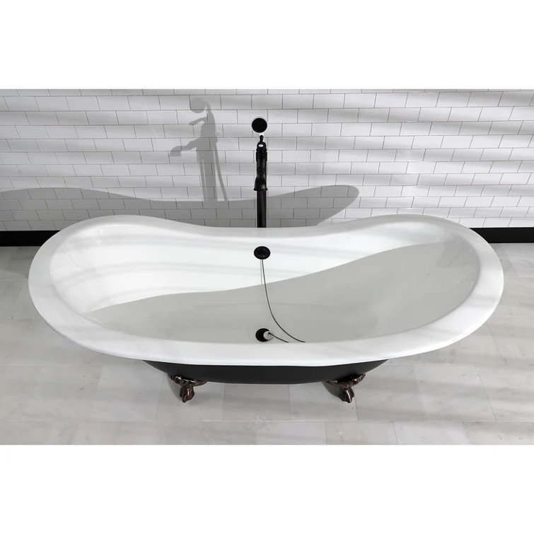 Kingston Brass Vintage Brass Chain and Stopper Tub Waste and Overflow