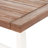 79 Outdoor Wooden Table - Modern Industrial Design Stunning Wood Metal Frame Seats 8 79" X 36" 30" Dark Brown + White Style Dining Persons L W H And