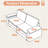 84” Upholstered Cloud Sofa-1119419532