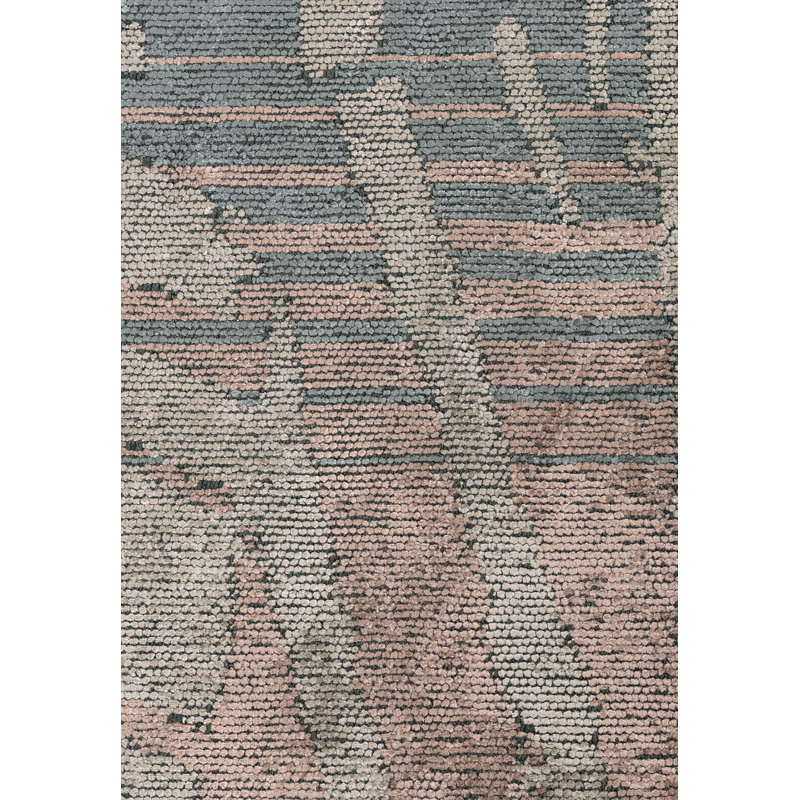 Tapis contemporain à imprimé animalier, Rectangle 6 pi 7 po x 8 pi 3 po