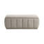 Banc de rangement moderne et contemporain de 47 po Ocaliot - Banc de rangement texturé, rangement intérieur compact, entièrement assemblé-1027683031
