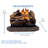 Duluth Forge Ventless Dual Fuel Gas Log Set - 18 in. Split Red Oak - Remote Control-102234412