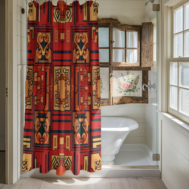 Traditional Art - Premium Shower Curtain, 74"H x 71"W