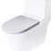 Siège de toilette allongé de remplacement à fermeture douce