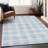 Premium Machine Washable Prisco Sky Rug-2072960448