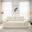 Canapé-lit convertible avec mousse à mémoire de forme et structure en acier - Sans assemblage, conception compacte pour les petits espaces, les appartements, le bureau à domicile et la chambre à coucher (beige)-2144843725