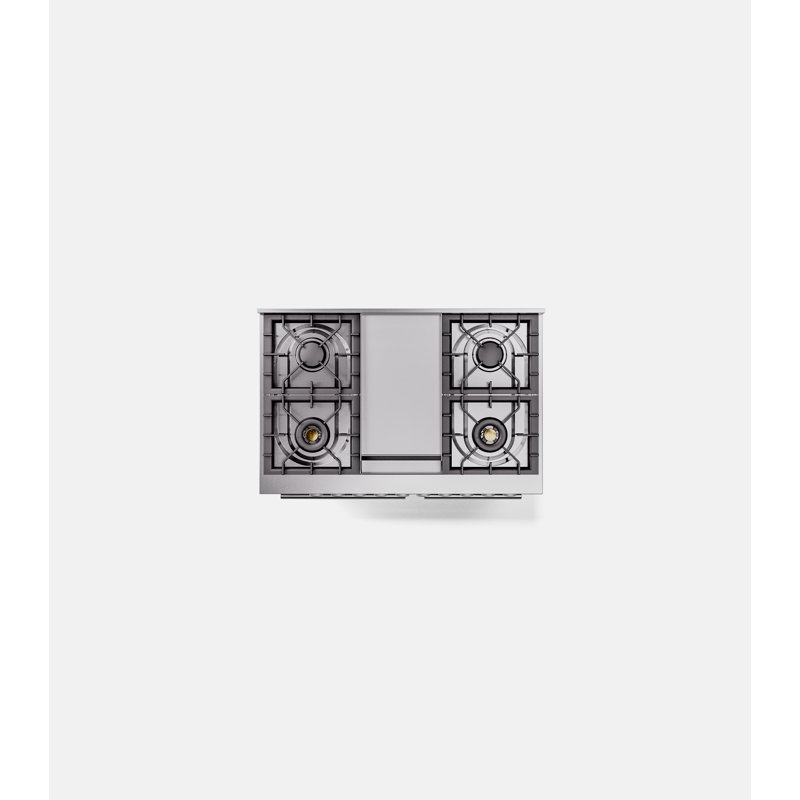 ILVE Professional Plus II 40 in Dual Fuel Range, Stainless Steel, Natural Gas