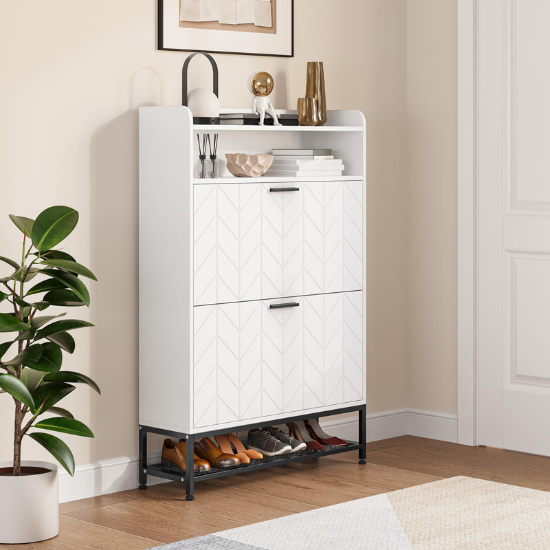 8 Pair Shoe Storage Cabinet