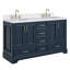 Ensemble de meuble-lavabo double 60,25 po avec plateau en quartz Abshire-94668846-138338168
