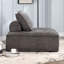 Canapé modulaire moderne modulaire simple Canapé carré simple Fauteuil d'appoint sans accoudoirs avec coussin de dossier amovible