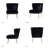 Euclid Modern 2-Piece Desk Office Chair Set-115234725