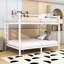 Grand lit superposé standard en métal avec échelles-1716018184