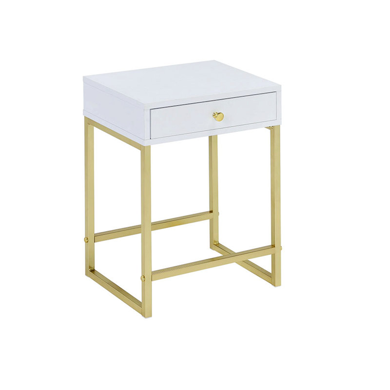 Table de bout avec rangement Equilla, H 22,07 po x l 16,04 po x P 12,03 po