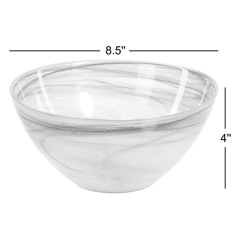 Joss & Main Anjou Glass Serving Bowl