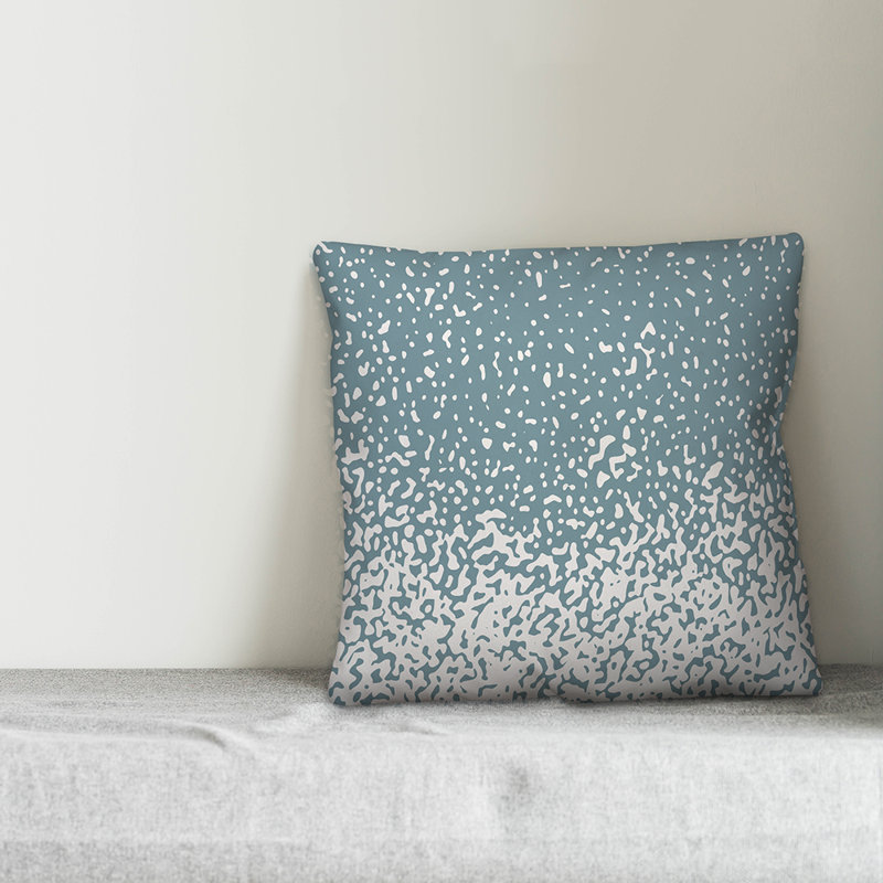  Coussin Dash, Dégradé bleu, 18 po x 18 po