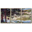 Monet - 3 pièces, reproduction encadrée sur toile-1879912071-1879912070