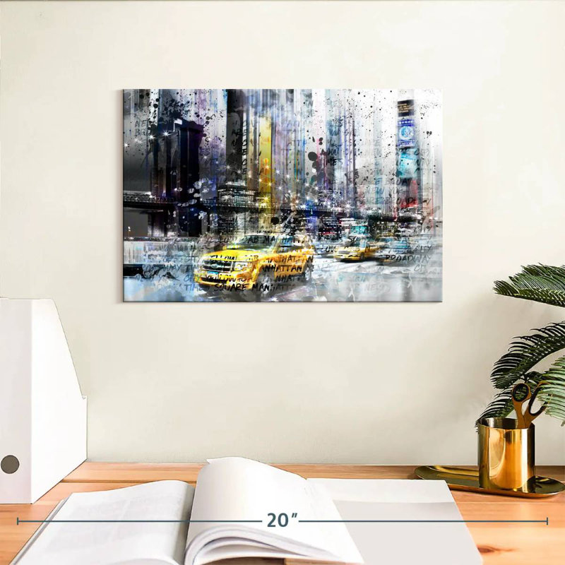 Ravi NYC Collage, 8" H x 12" W