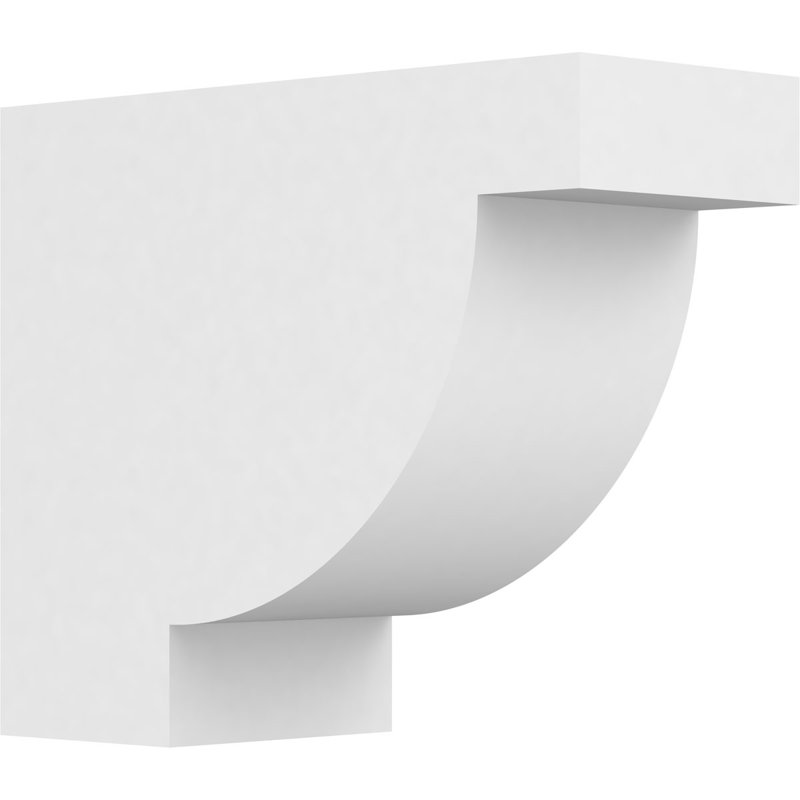 5"W x 10"H x 12"L Standard Alpine Architectural Grade PVC Rafter Tail, 10"H x 5"W x 12"D