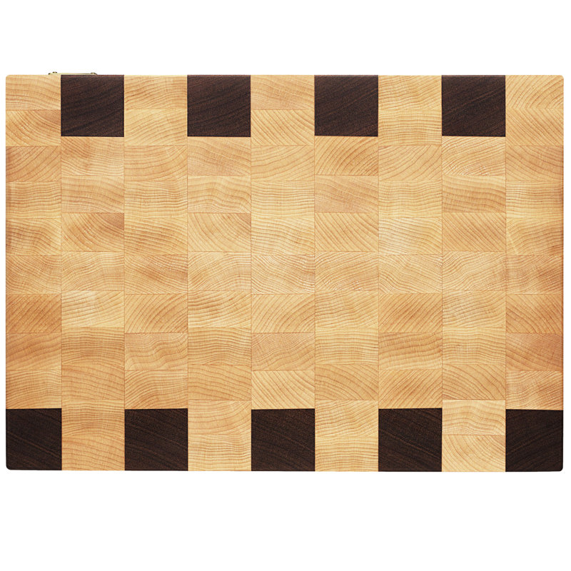 Walnut/Maple Wood Cutting Board, 10" W x 15" L