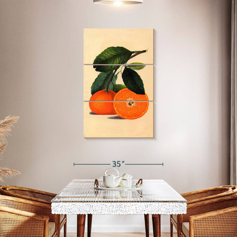 Yarlin Satsuma Orange 1887, 45" H x 28" W