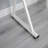 White Adjustable Tempered Glass Drafting Printing Table With Chair-2047970458