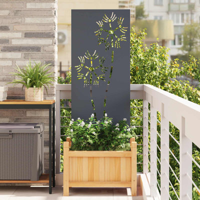 vidaXL Garden Privacy Screen Partition Outdoor Decor Modern Decorative Barrier