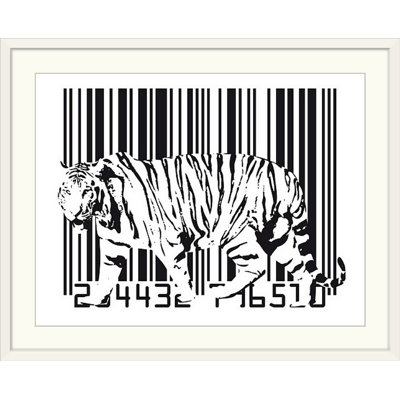 «Tiger Barcode» par Francy, impression