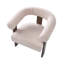 Upholstered Boucle Armchair