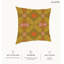 Housse de coussin floral en polyester