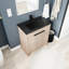 Meuble-lavabo autoportant de 30 pouces avec lavabo en céramique et 2 portes d'armoire à fermeture en douceur-125514821-125514818