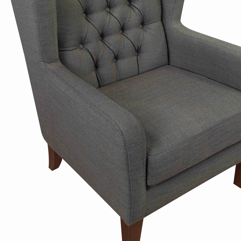 Fauteuil à oreilles Classic, Gris foncé
