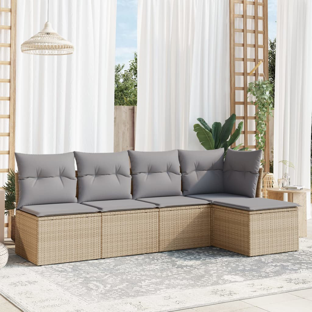 Gartenecksofa Akeila mit Kissen