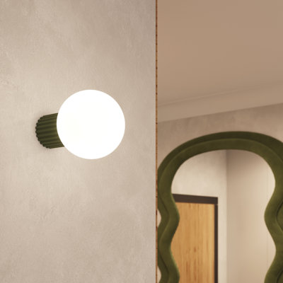 Halo Aluminium Flush Mounted Sconce
