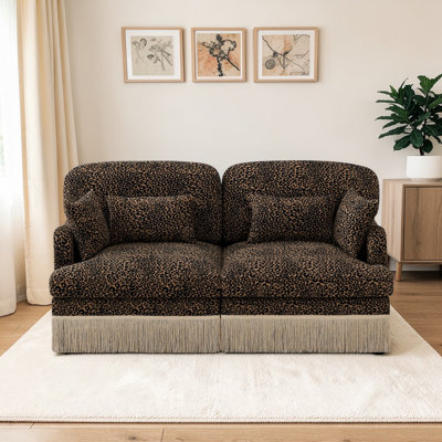 Canapé Geneveve Chenille Leopard