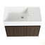Armoire de salle de bain 30 po avec lavabo, portes à fermeture douce, fixation flottante, pour petite salle de bain
