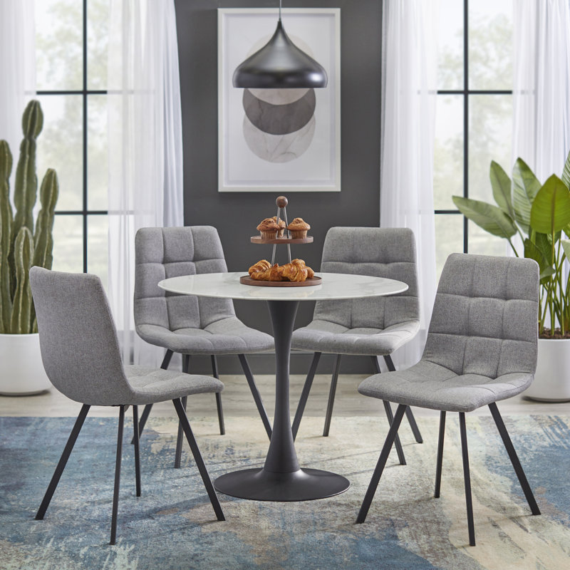 Chaise d'appoint Cambon, Gris