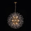 12-Light Crystal Dandelion Starburst Sputnik Chandelier