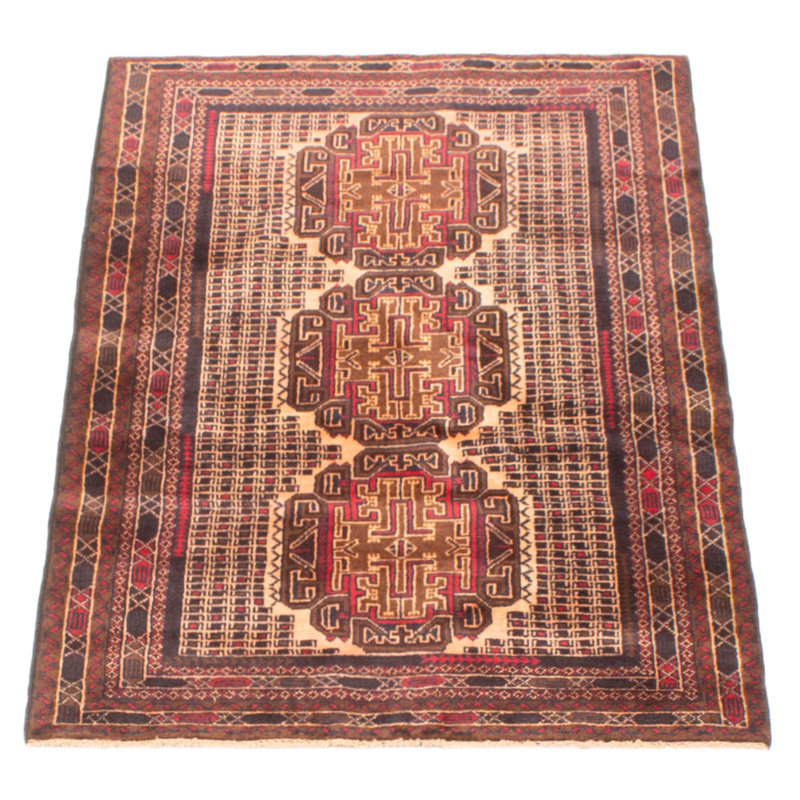 Teimani Brown Rug 2'7" x 4'10"