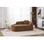 Chaise longue moderne avec assise profonde, canapé-lit polyvalent et coussin assorti pour l'intérieur