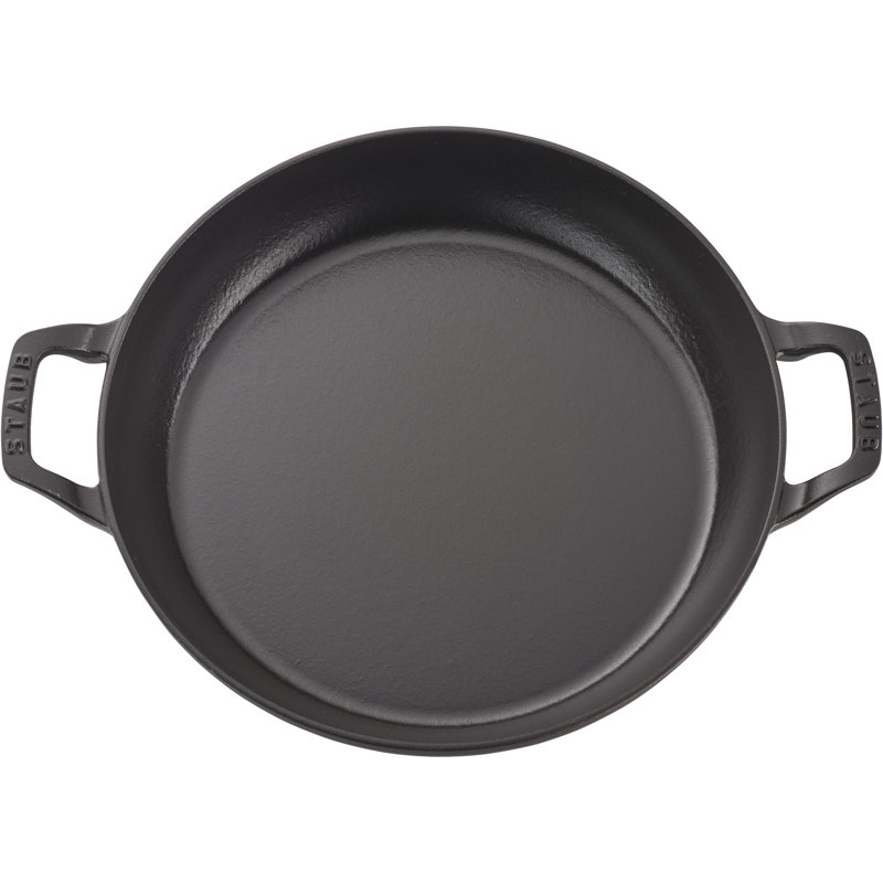 Cast Iron 3.59-qt Braiser with Glass Lid, White