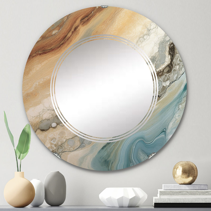 Miroir mural Wabe, 24 po x 24 po