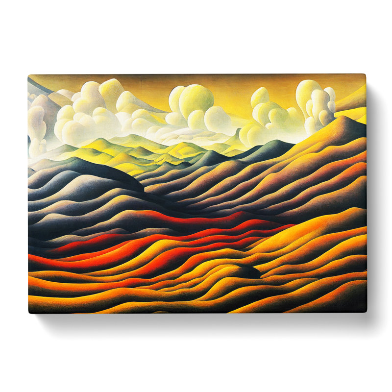 Enchanting Mountain Landscape - Wrapped Canvas, 35cm H x 50cm W x 3cm D