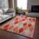 Premium Machine Washable Prisco Pink Rug
