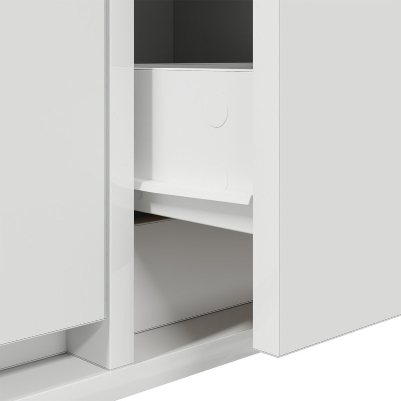 TV Cabinet 31x25.5 Cm Engineered Wood, 100 cm, White